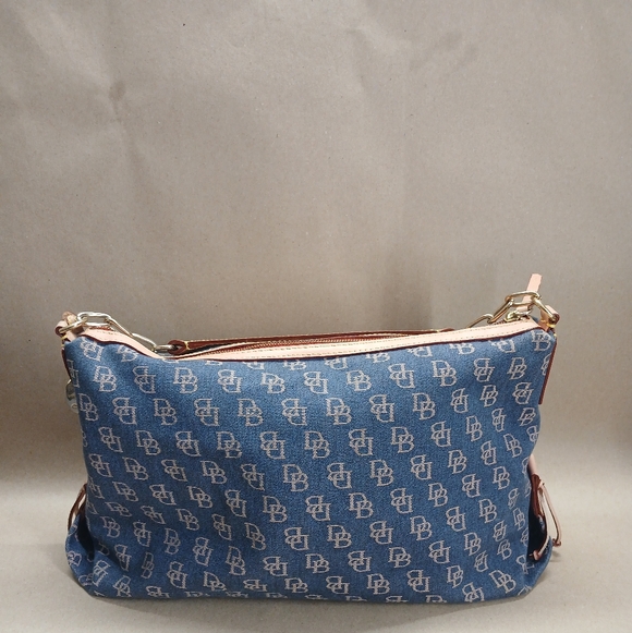 Dooney & Bourke Blue and Brown Women's Bag - Picture 2 of 14